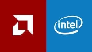 Intel Core i7 amd ryzen logos